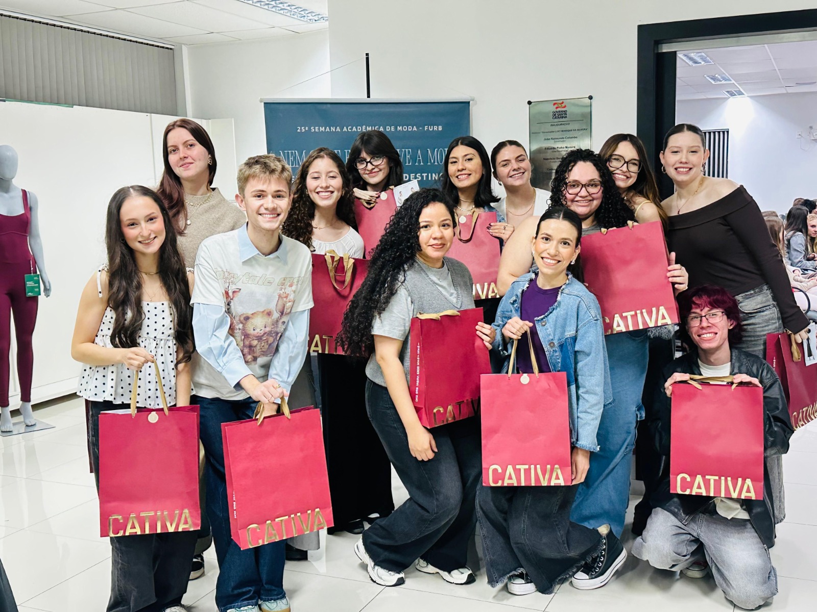 Grupo Cativa marca presença na 25ª Semana Acadêmica de Moda da FURB
